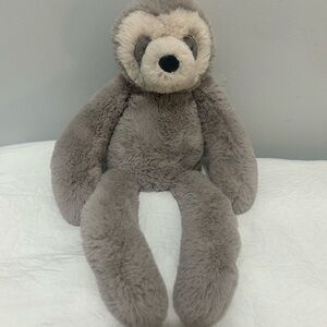Jellycat Cozy Sloth Plush - Gray and Cream